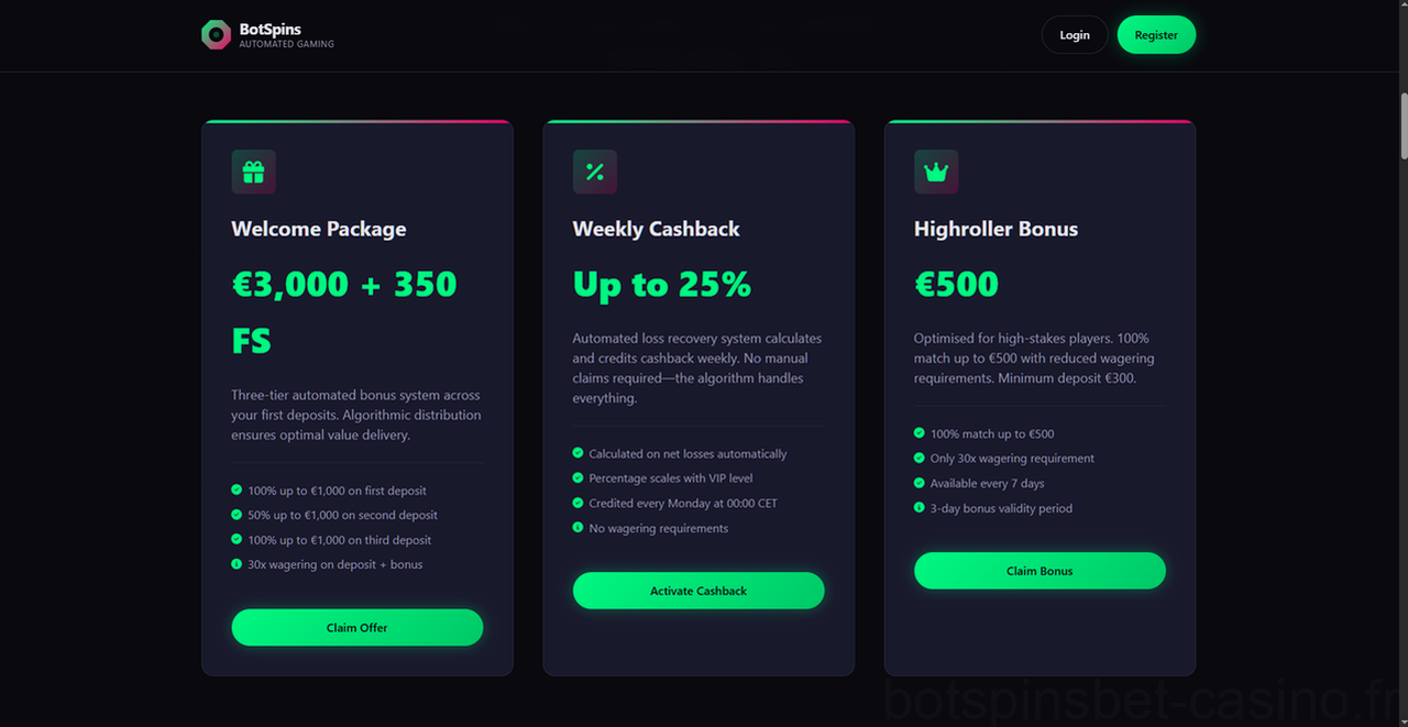 Botspinsbet Casino Casino